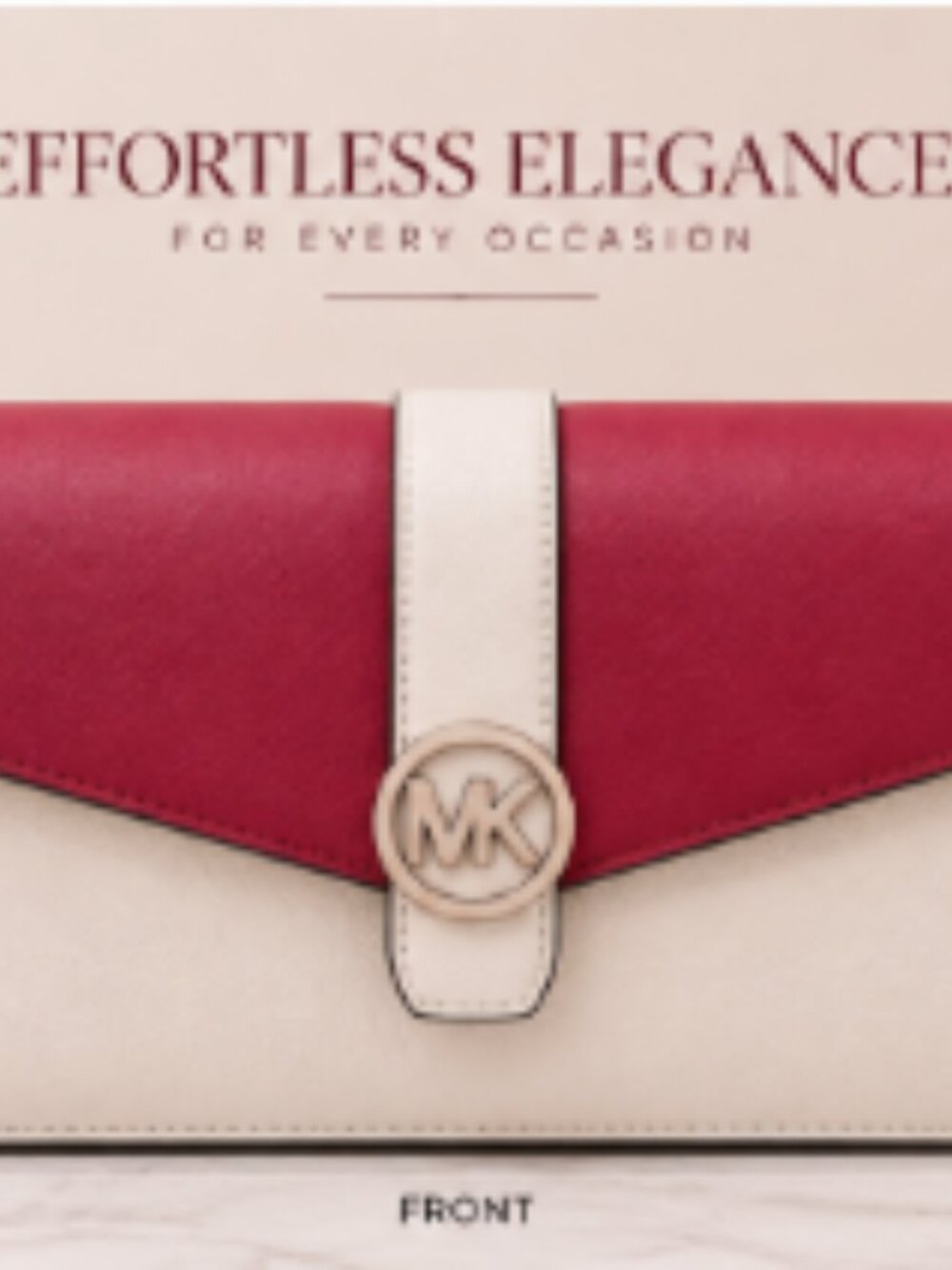 ✨ NWT Michael Kors Greenwich Medium Signature Shoulder Bag – Raspberry